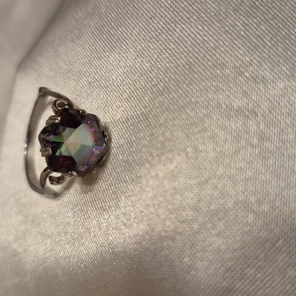 Sterling Silver Mystic Topaz Ring